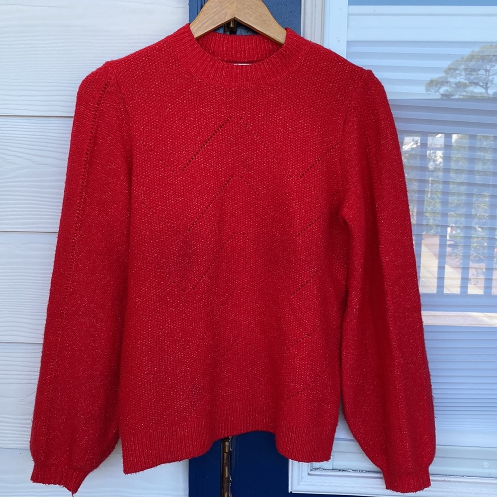 Lucky Brand Red Knitted Sweater